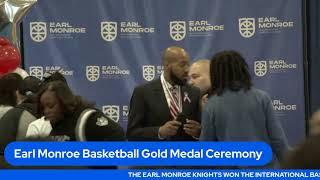 Earl Monroe Gold Medal Ceremony