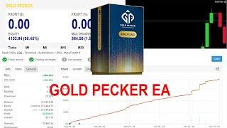 GOLD PECKER EA REVIEW BEST GOLD ROBOT TO MAKE 10-15% WITH LIVE RESULTS LOW DRAWDOWN