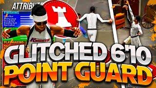 my GLITCHED 6’10 POINT GUARD BUILD is GAMEBREAKING nba 2k22 next gen! BEST BIG MAN BUILD NBA 2K22!