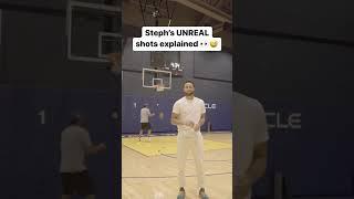 Steph almost got us with these trick shot vids  #shorts