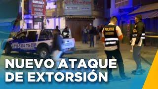 ATAQUE DE EXTORSIÓN EN INDEPENDENCIA: BALAZO A COLECTIVO DEJA TRES HERIDOS