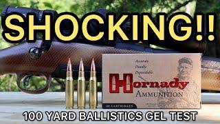 308 Winchester Hornady Custom SST Ballistics Gel Ammo Test