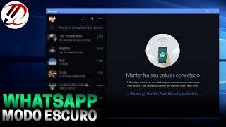 Whatsapp com tema escuro no computador! | RapidTutors