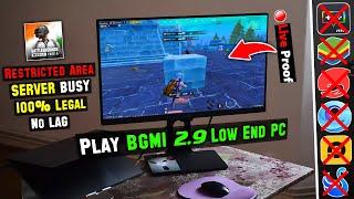 How To Play BGMI 2.9 (UPDATE) On Low End PC Without Bluestacks and Ldplayer 