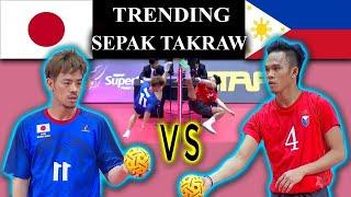 Sepak Takraw - Philippines Vs Japan ! Full Game HD