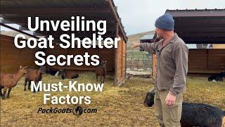 Key Aspects of Goat Shelters: Factors to Consider