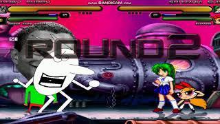 MUGEN: Dooby Dummy and Omega Tiger Woods 2012 vs Shion and Blossom