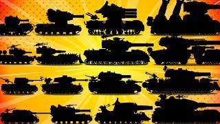 Evolution of Hybrids T-450 vs. USA BOSS vs. JAPANESE MONSTER vs. IS-1500 - Cartoons about tanks