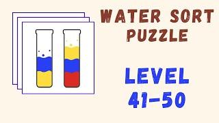 Water Sort Puzzle | All Levels | Level 41-50