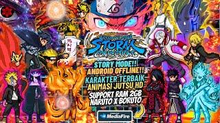 NEW!! NARUTO x BORUTO Ninja STORM Connections Mugen Android - OFFLINE Story Mode Best Characters