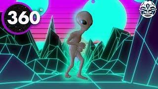 360 Alien Space Run Visual Mix - Mind Chill Music and Art