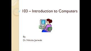 Introduction To Computers Lecture 09(Part-1) -  Processor | Types | CPU | GPU | Difference | Hindi