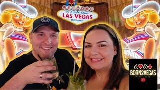 VEGAS VICKIES, BAR CANADA & SLOTS - Vegas Travel Vlog, Day 1 - Circa & The D - June 2024