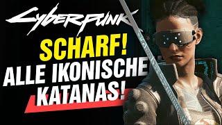 1.6x ️ ALLE ikonischen KATANAS in Cyberpunk 2077!