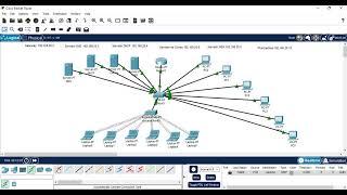 Servidor DNS DHCP WEB con Packet Tracer