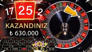 10 BİN İLE 630.000TL LİGHTNİNG RULET REKOR KAZANÇ! #rulet #roulette #casino