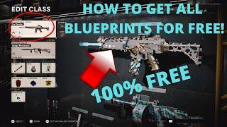 *AFTER PATCH* FREE BLUEPRINT GLITCH! HOW TO GET ANY BLUEPRINT FOR FREE IN COLD WAR!