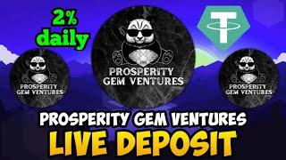 Prosperity Gem Ventures / Earn 2% daily - AI trading bot platform