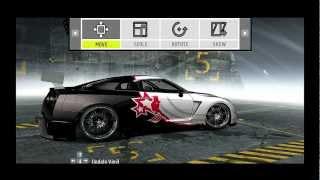 Need For Speed ProStreet customized cars: Nissan GT-R [R-35] (Tutorial)