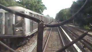 R40 Slant B Train RFW Footage - Manhattan Bridge and Brighton Express (2006)