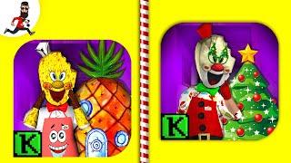 Ice Scream SpongeBob vs  SantaClaus Ice Scream 2[Full Two Games]