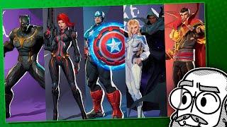 TBSkyen reacts to Marvel Rivals character design (part 1)