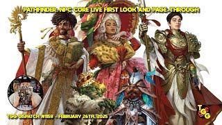 Pathfinder: NPC Core Live First Look on The Gaming Gang Dispatch EP 1158