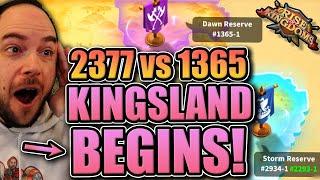 Kingsland Opening [2377 vs 1365] King of All Britain KvK Rise of Kingdoms