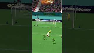 Incredible header in football match #football #RONALDO #shorts #gamezone #support #habibi #subscribe