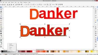 How to make Simple logo Using Inkscape