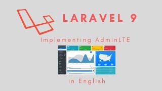 Laravel 9 - How to implement Admin LTE in Laravel in english