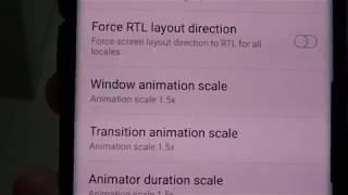 Samsung Galaxy S10 / S10+: How to change Window animation scale