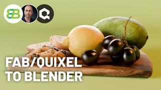 How to add Quixel Assets into Blender #quixel #blender #megascans #blender3d #3d