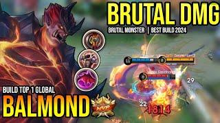 BALMOND BEST BUILD 2024 | BUILD TOP GLOBAL BALMOND GAMEPLAY | MOBILE LEGENDS