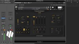 CineStrings Core Cinematic Studio Strings Review Kontakt library