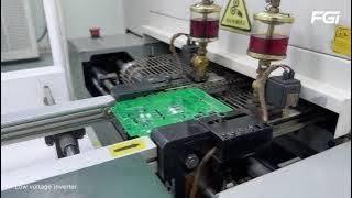 Production process of low-voltage inverter PCB board of FGI Company.#inverter