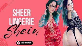 Shein Sheer Lingerie Try On & Review 