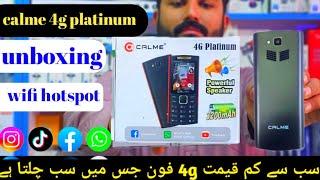 Calme "4g platinum" phone unboxing!price?review.#bestwifihotdpottouchandtypephone