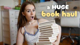 a GIANT book haul (unboxing far too many books)