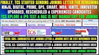 FINALLY TCS DIRECT GENERATING JOINING LETTER ON PORTAL | TCS NOV MASS ONBOARDING | JOINING CRITERIA