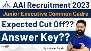 AAI JE Common Cadre Expected Cut Off 2023 || AAI JE Answer Key Out !! || By Ashwini Sir
