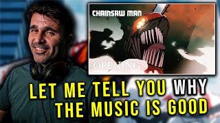 MUSIC DIRECTOR REACTS | Chainsaw Man - Opening Full『KICK BACK』by Kenshi Yonezu