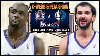Chris Webber & Peja Stojakovic Highlights - Sacramento Kings at Dallas Mavericks - 2003 WCSF Game 1