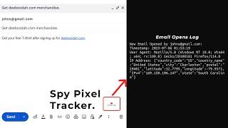 I coded a spy tracking pixel.