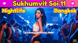 Sukhumvit Soi 11 Nightlife Bangkok Saturday Evening #bangkoknightlife #bangkok #shorts #fypシ゚ #like