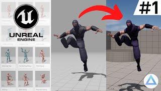 Importar y animar un personaje 3D / Unreal Engine 5 Tutorial/ 1-CAP
