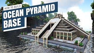 Lost Island - How To Build An Ocean Pyramid Base - Ark Survival Evolved