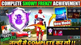 How to Complete SNOWY FRENZY Achievement in Bgmi | Complete SNOWY FRENZY Achievement in Bgmi