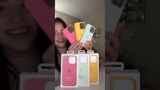 unboxing my NEW IPHONE CASE (sunshine️) #youtubeshorts #shorts #apple