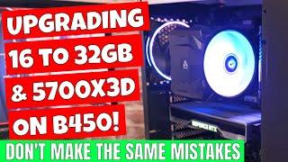 Can You Upgrade B450 From Ryzen 5 3600 To Ryzen 7 5700X3D Things To Watch Out For